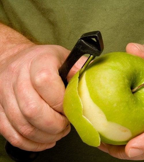 Pelador Vertical con 2 Cortes de Acero Inoxidable