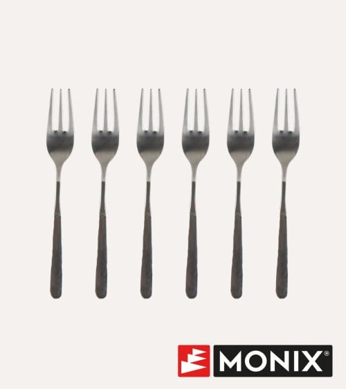 Set de 6 Tenedores de Postre de Acero Inoxidable