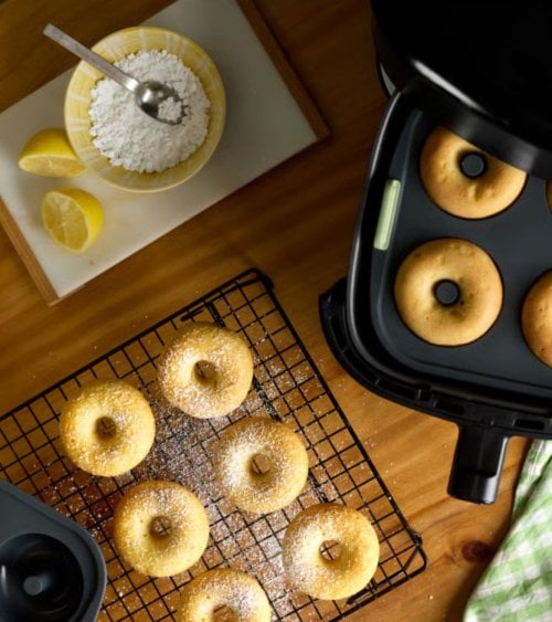 Molde de Donuts para Freidora de Aire de Silicona de Platino