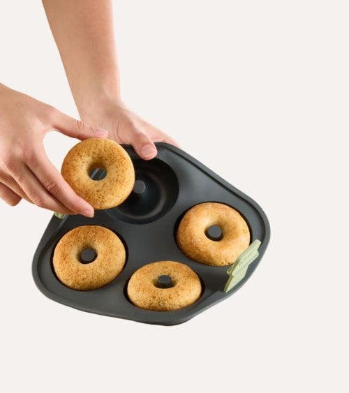 Molde de Donuts para Freidora de Aire de Silicona de Platino
