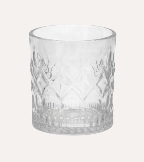Set de 6 Vasos Luna de Cristal Tallado