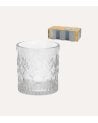 Set de 6 Vasos Luna de Cristal Tallado