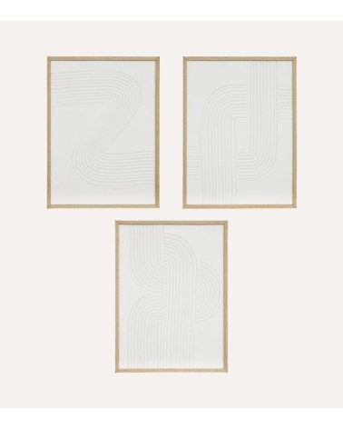 Cuadro Lienzo Harry con Relieve de MDF