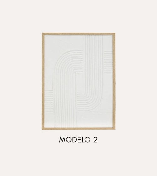 Cuadro Lienzo Harry con Relieve de MDF