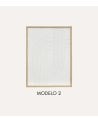 Cuadro Lienzo Harry con Relieve de MDF
