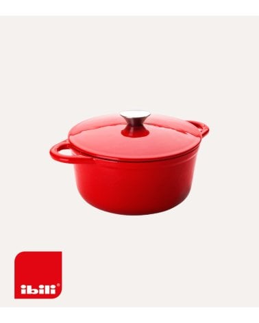 Cocotte Cazuela Redonda de Hierro Fundido Esmaltado