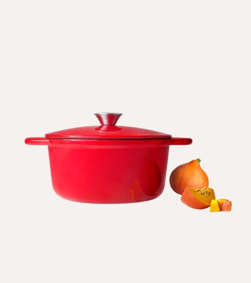 Cocotte Cazuela Redonda de Hierro Fundido Esmaltado