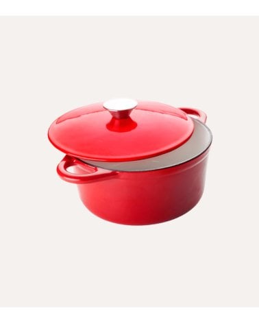 Cocotte Cazuela Redonda de Hierro Fundido Esmaltado