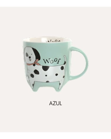 Taza Mug Caricatura de Mascotas de Porcelana