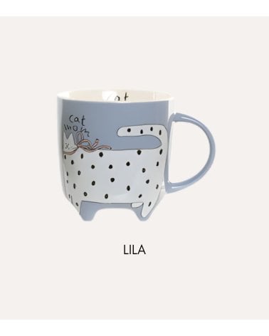 Taza Mug Caricatura de Mascotas de Porcelana