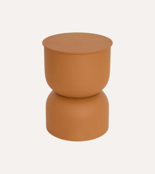 Mesa Auxiliar Tótem Palomba de Acero