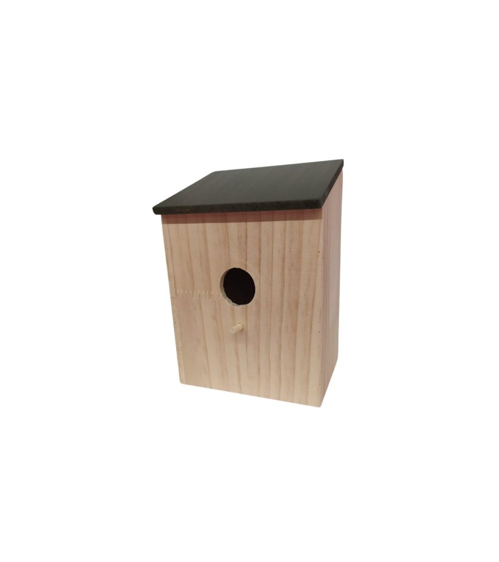 Casita de Madera para Pájaros Pequeños-1