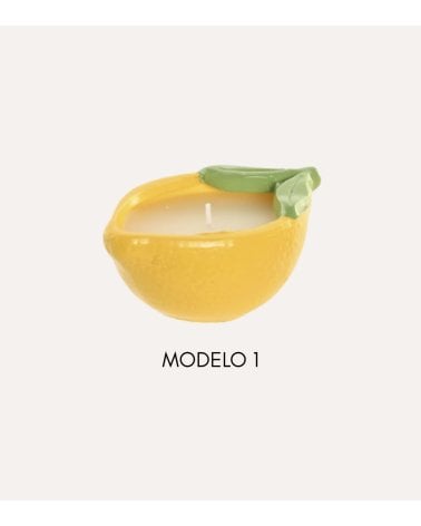 Vela Aromática en Fruta de Cerámica
