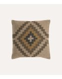 Cojín Cuadrado Kilim de Lana y Yute