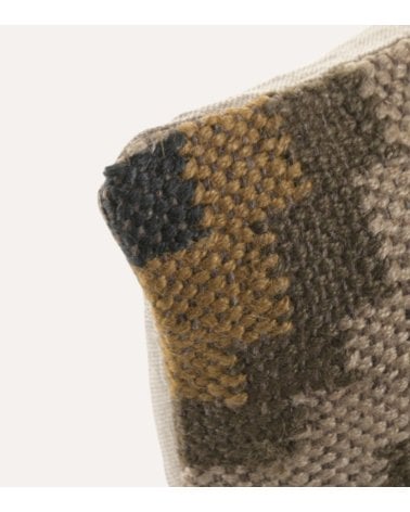 Cojín Rectangular Kilim de Lana y Yute