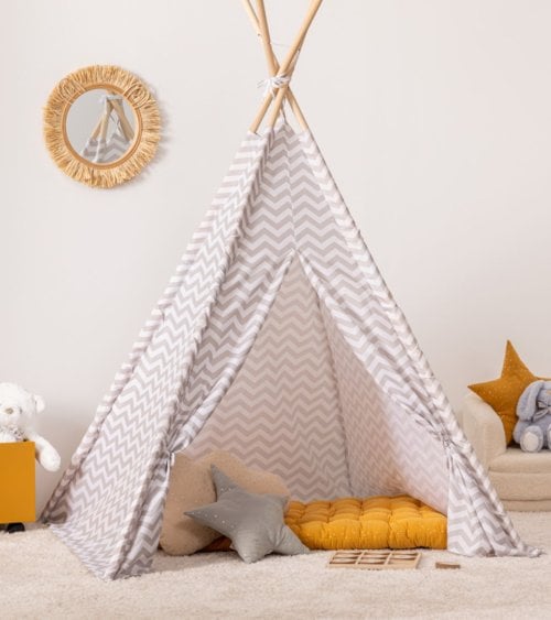 Tipi Infantil A Rayas de Poliéster