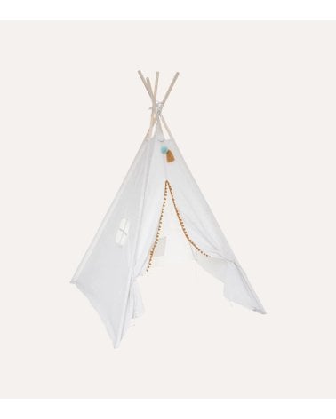 Tipi Infantil Wapi con Ventana de Poliéster y Madera