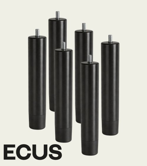 Set 6 Patas de Metal para Bases Tapizadas de ECUS