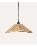 Lámpara Colgante Myha Baja Tejido de Cuerda Natural