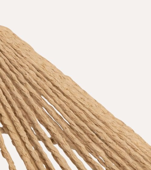 Lámpara Colgante Myha Baja Tejido de Cuerda Natural