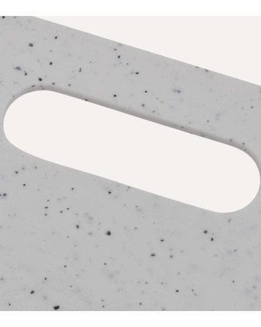 Set de 2 Tablas de Corte Efecto Piedra de Plástico