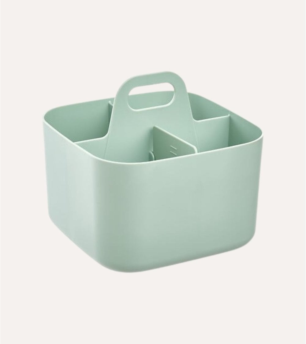 Escurridor de Cubiertos Poly con Compartimientos de Plástico