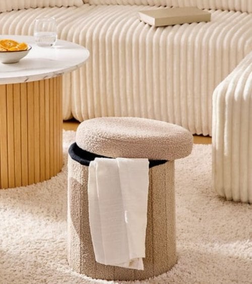 Puff de Borreguillo Jaiko de Poliéster