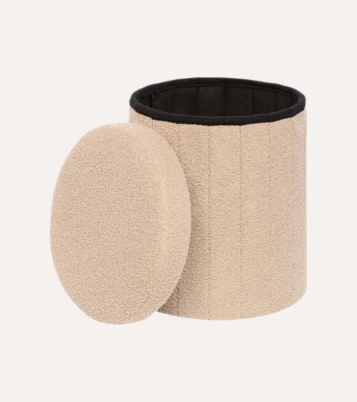 Puff de Borreguillo Jaiko de Poliéster