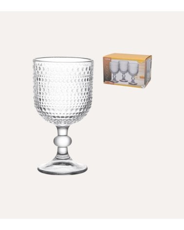 Set de 6 Copas Glasgow de Vidrio Tallado