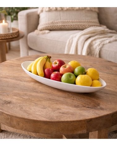 Centro de Mesa Plato Gota de Cerámica