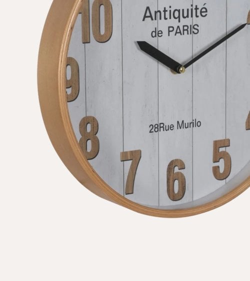 Reloj de Pared Antiquité de Madera y Cristal