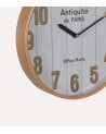 Reloj de Pared Antiquité de Madera y Cristal
