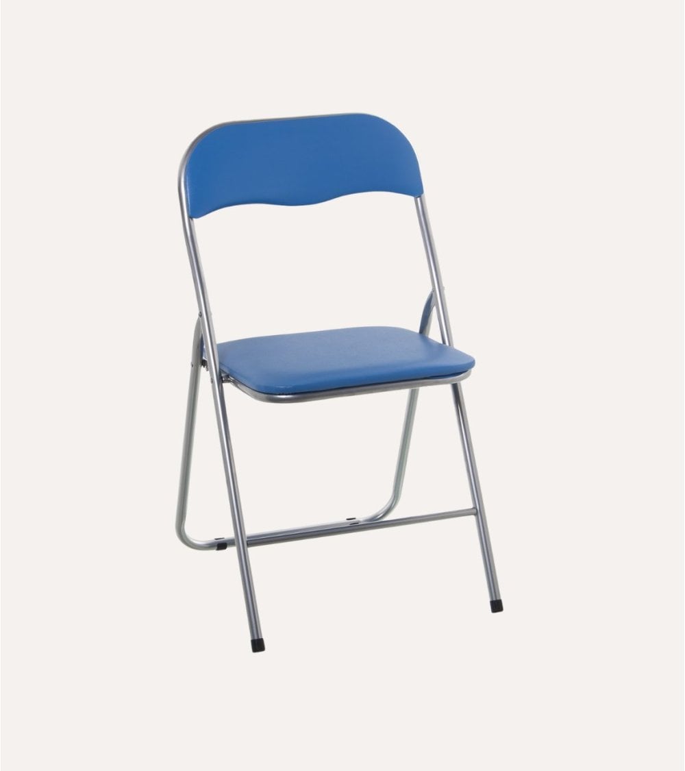 Silla Plegable Aqua de Metal y Polipiel