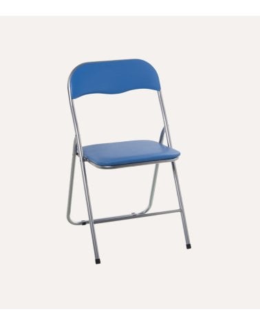 Silla Plegable Aqua de Metal y Polipiel