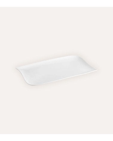 Plato de Presentación Rectangular Vague de Porcelana