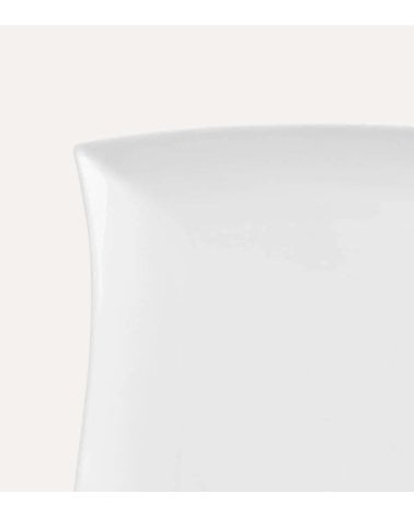 Plato de Presentación Rectangular Vague de Porcelana