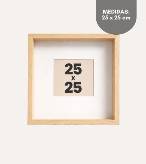 Marco de Foto Cuadrado Axel de MDF