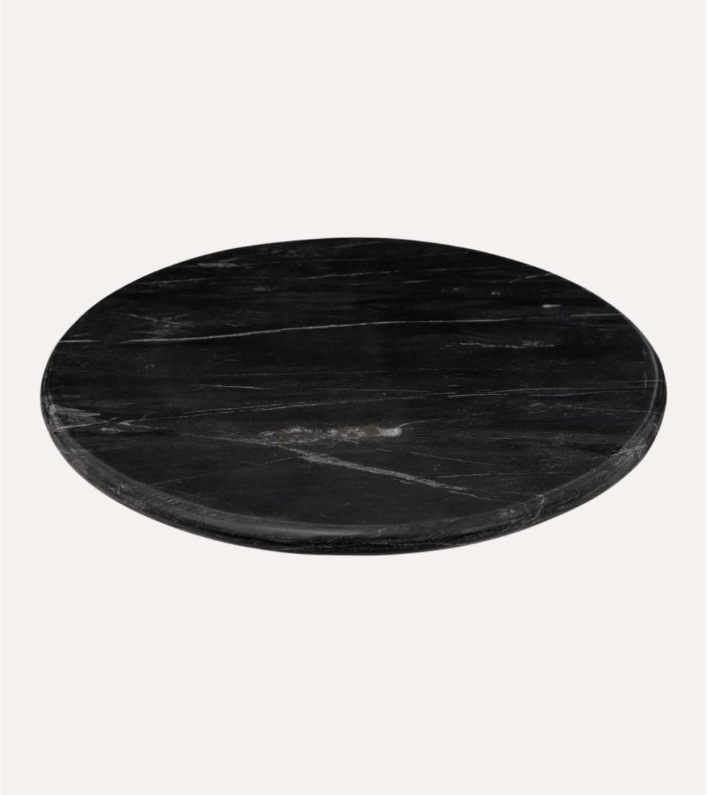 Tabla de Presentación Redonda de Mármol