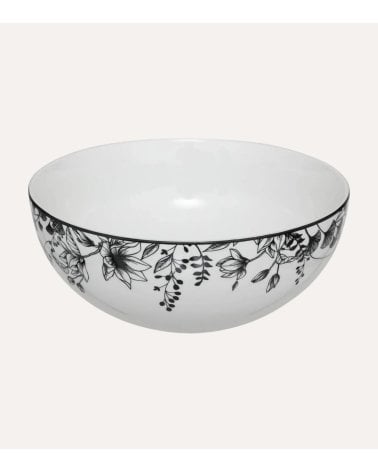 Ensaladera Floral de Cerámica