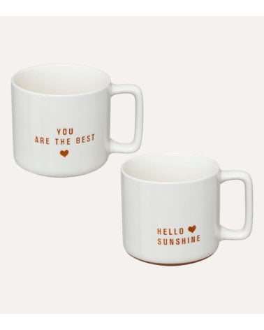 Taza Mug Mensaje de Cariño de Cerámica