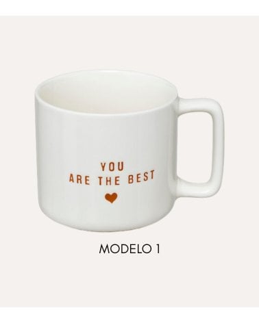 Taza Mug Mensaje de Cariño de Cerámica