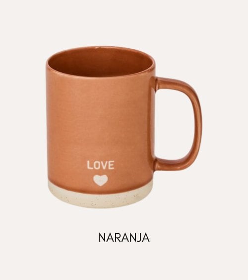 Taza Alta Relax Love Smile de Cerámica