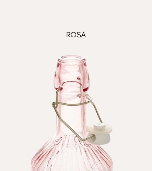 Botella Limonada Line de Vidrio Tintado