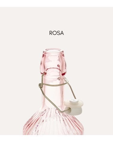 Botella Limonada Line de Vidrio Tintado