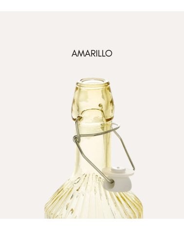 Botella Limonada Line de Vidrio Tintado