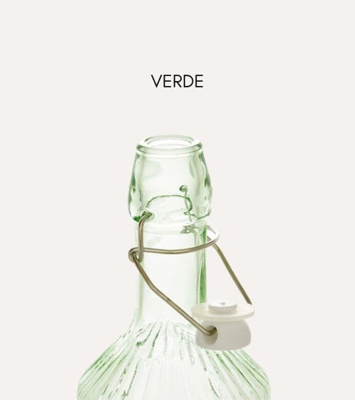 Botella Limonada Line de Vidrio Tintado