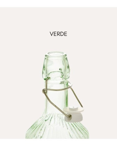 Botella Limonada Line de Vidrio Tintado