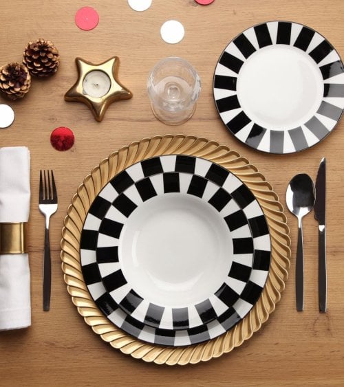 Vajilla de 18 Piezas Sasha de Porcelana