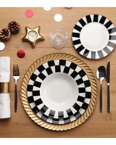 Vajilla de 18 Piezas Sasha de Porcelana