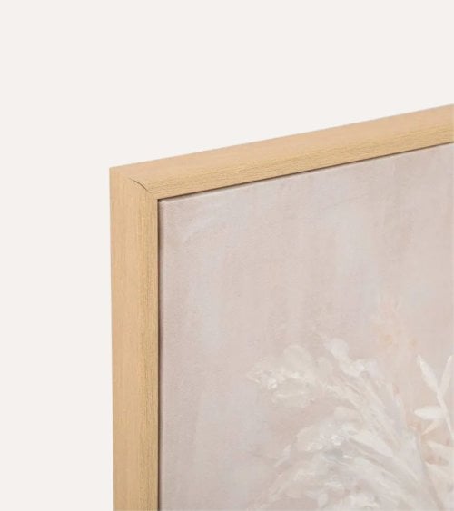 Cuadro Lienzo Jarrón de Pampas Tida de MDF